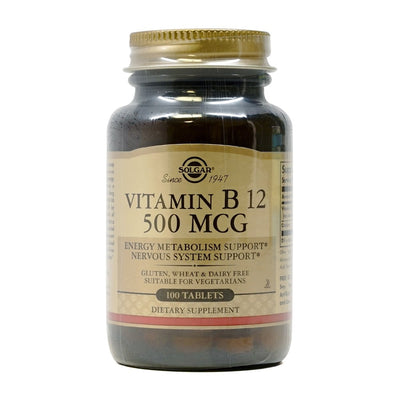 Solgar_ビタミンB12 500mcg、100錠