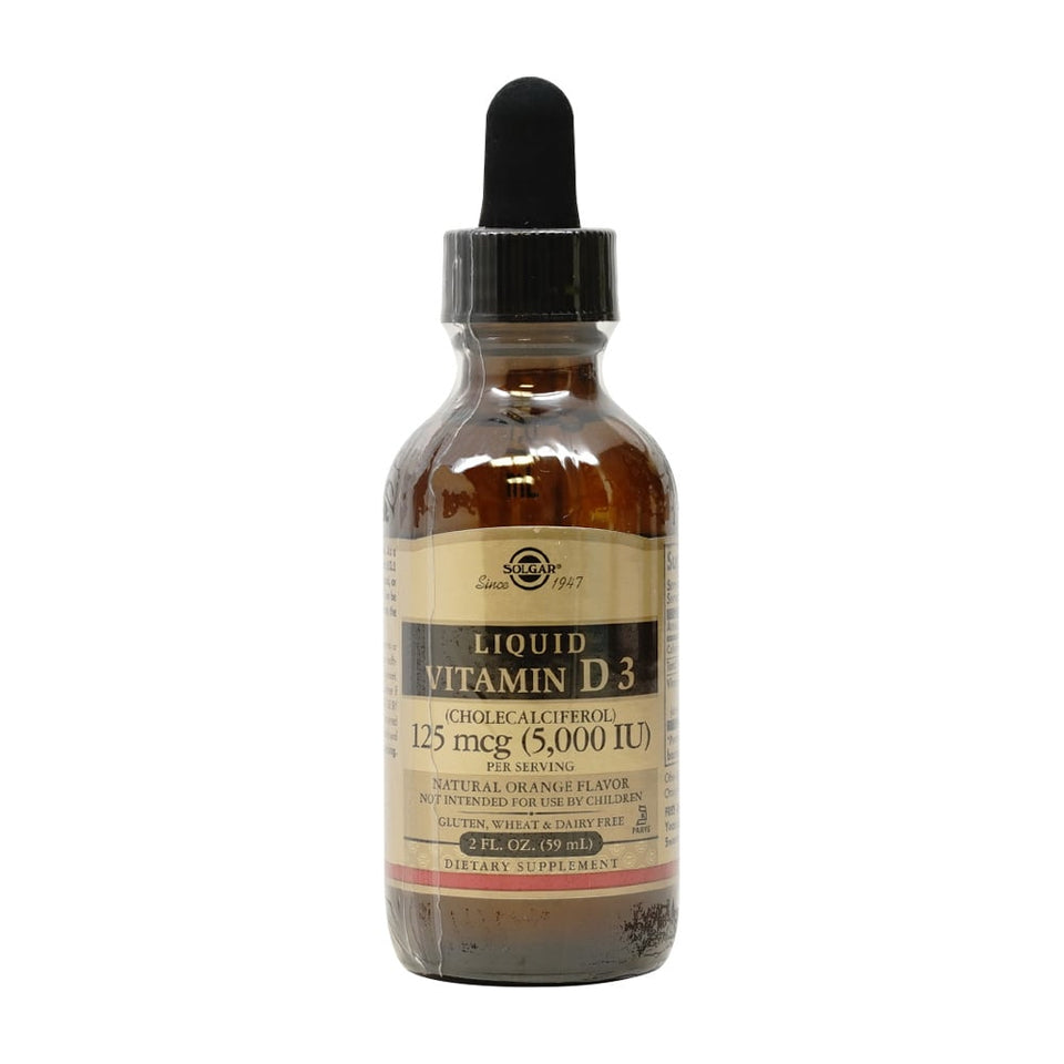 솔가_리퀴드 비타민 D3 (콜레칼시페롤) 5000IU 내추럴 오렌지 맛, 60ml