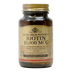 솔가_スーパーハイポテンシー ビオチン 10000mcg、60植物性カプセル