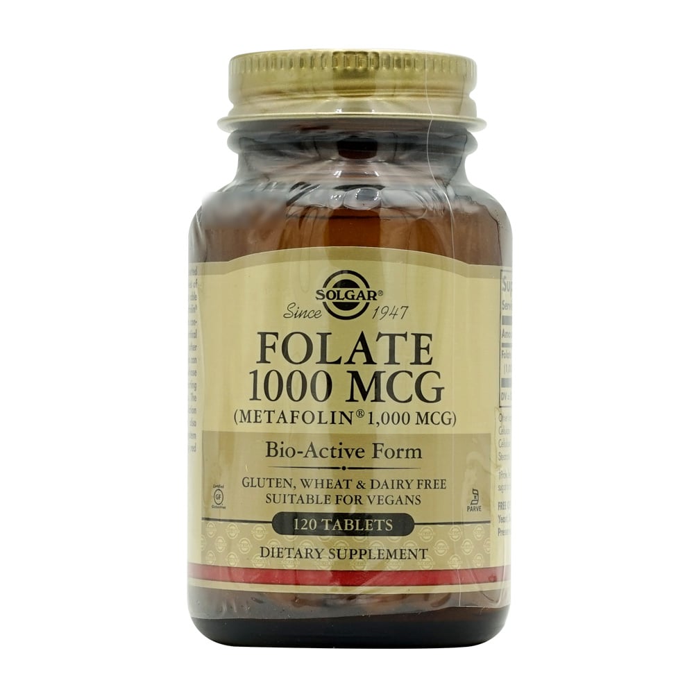 Solgar_葉酸 (メタフォリン) 1000mcg、120錠