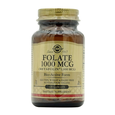Solgar_葉酸 (メタフォリン) 1000mcg、120錠