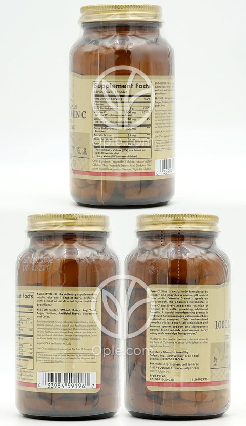 솔가_에스터-C 플러스 비타민 C 1000mg, 90타블렛