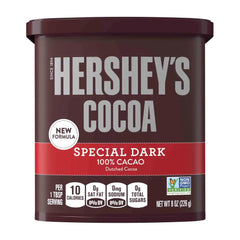 Hersheys Cocoa, Special Dark 100% Cacao  8 oz