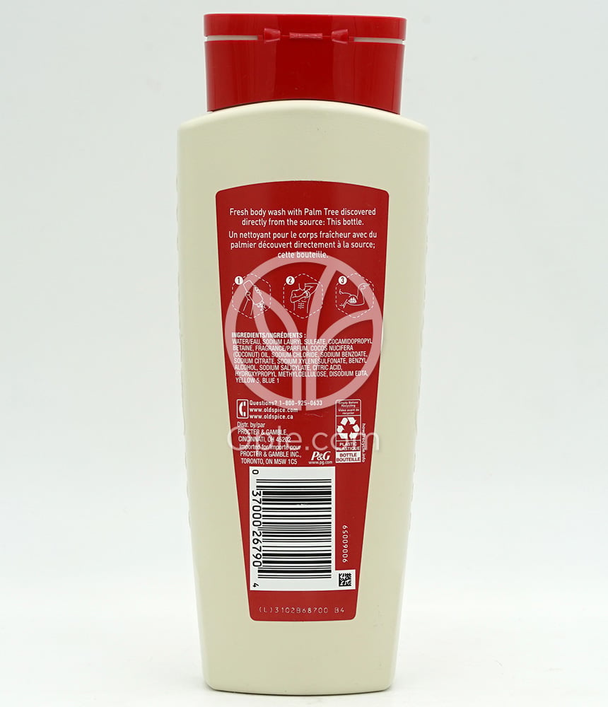 올드스파이스_피지 위드 팜 트리 바디 워시, 473ml — 후면