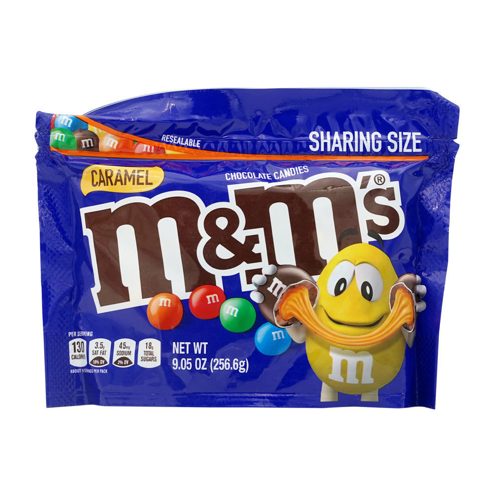 M&M's キャラメルチョコレートキャンディ シェアリングサイズ、256.6g