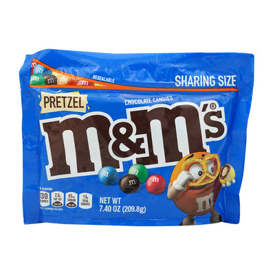 M&M'S プレッツェルチョコレートキャンディ シェアリングサイズ、209.8g
