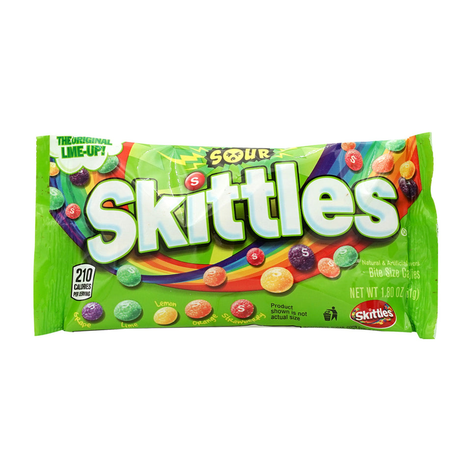 スキットルズ_スキットルズ バイトサイズキャンディ サワー、51g