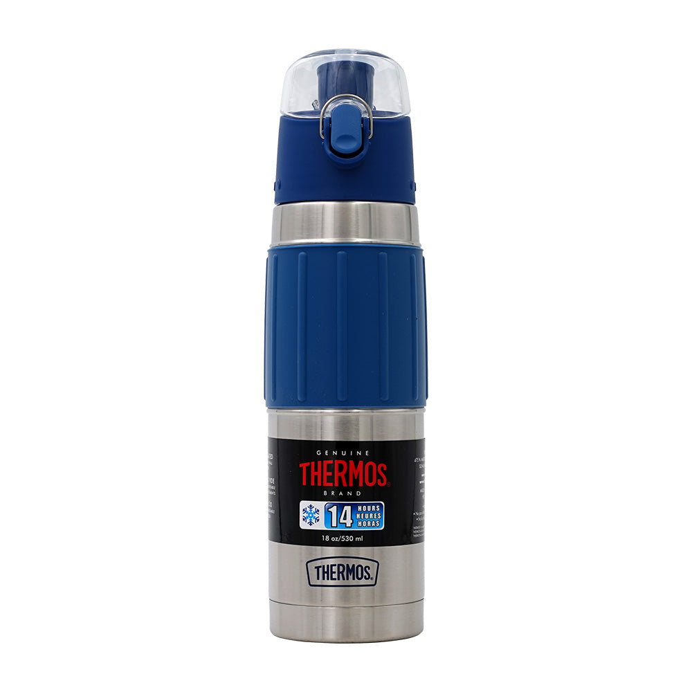 サーモス_真空断熱ステンレスボトル（ハイドレーションボトル、スレートブルー、530ml）