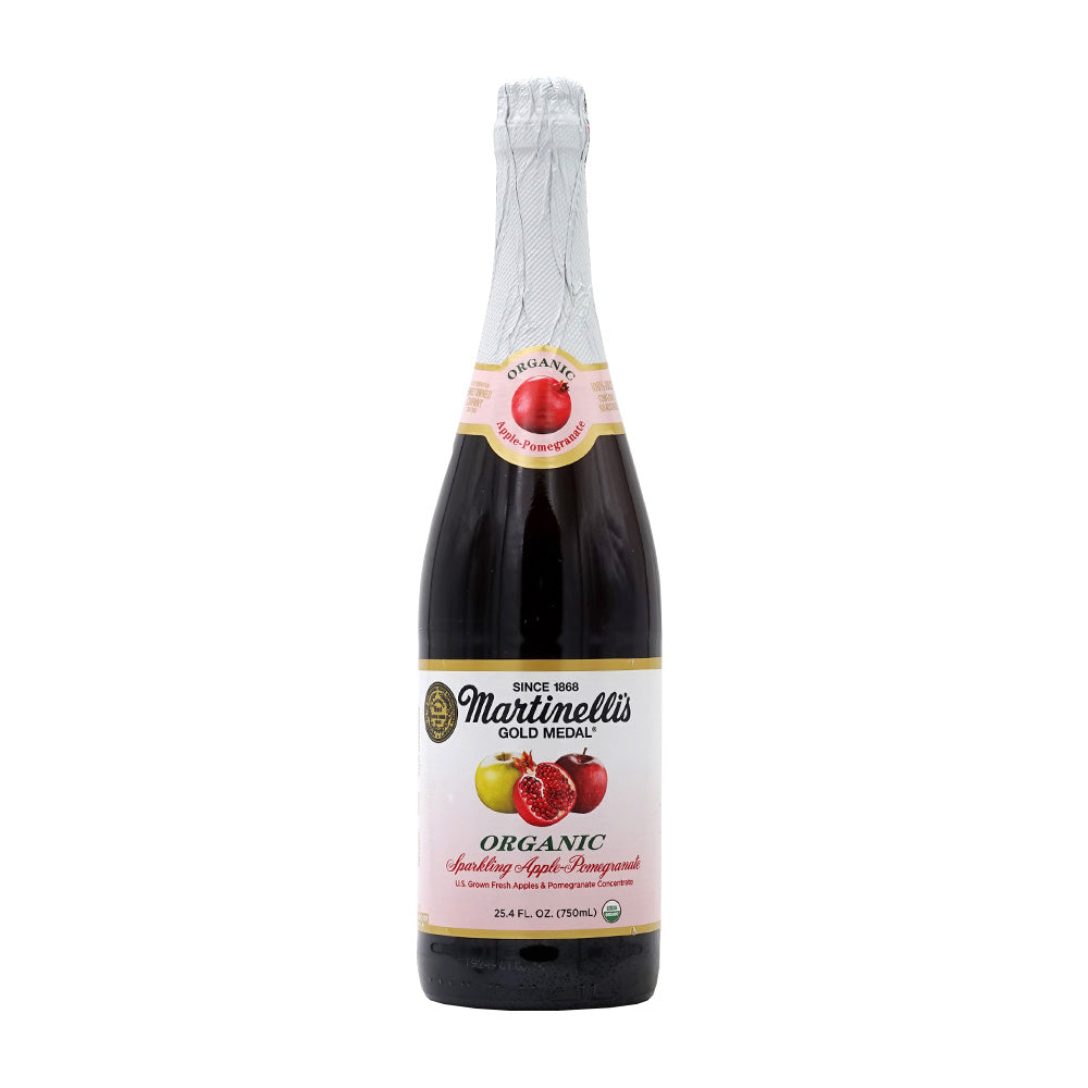 マルティネリ_ゴールドメダルオーガニックスパークリングアップルザクロ 750ml