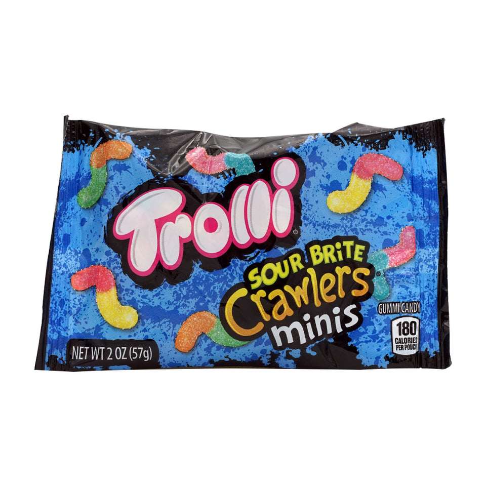 Sour Brite Crawlers Minis グミキャンディ、2オンス