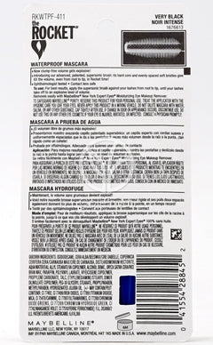 메이블린뉴욕_더 로켓 볼륨 익스프레스 워터프루프 마스카라 411 베리 블랙, 9ml