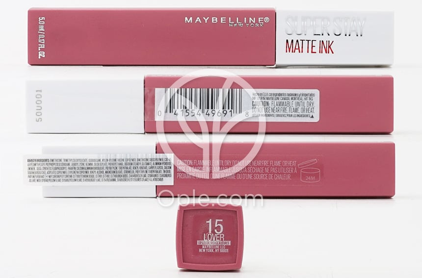메이블린뉴욕_슈퍼 스테이 매트 잉크 리퀴드 립스틱 15 러버, 5ml — 후면