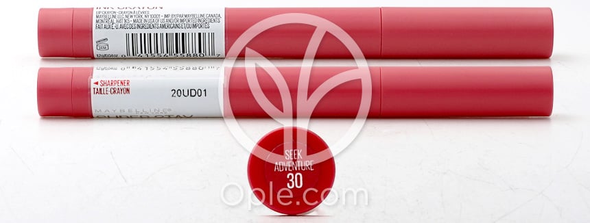 메이블린뉴욕_슈퍼 스테이 잉크 크레용 립스틱 30 시크 어드벤처, 1.2g — 후면