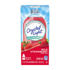 クリスタルライト_オンザゴードリンクミックス ワイルドストロベリー (カフェイン入り)、10袋