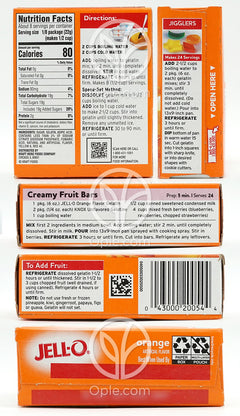 Jell-O Gelatin Dessert Orange,  6 oz