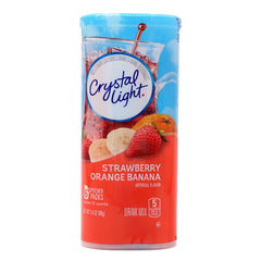 CRYSTAL LIGHT_ピッチパック ドリンクミックス ストロベリーオレンジバナナ、6袋