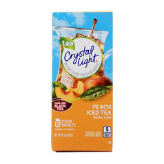CRYSTAL LIGHT ピッチャーパック ドリンクミックス ピーチアイスティー、6パケット