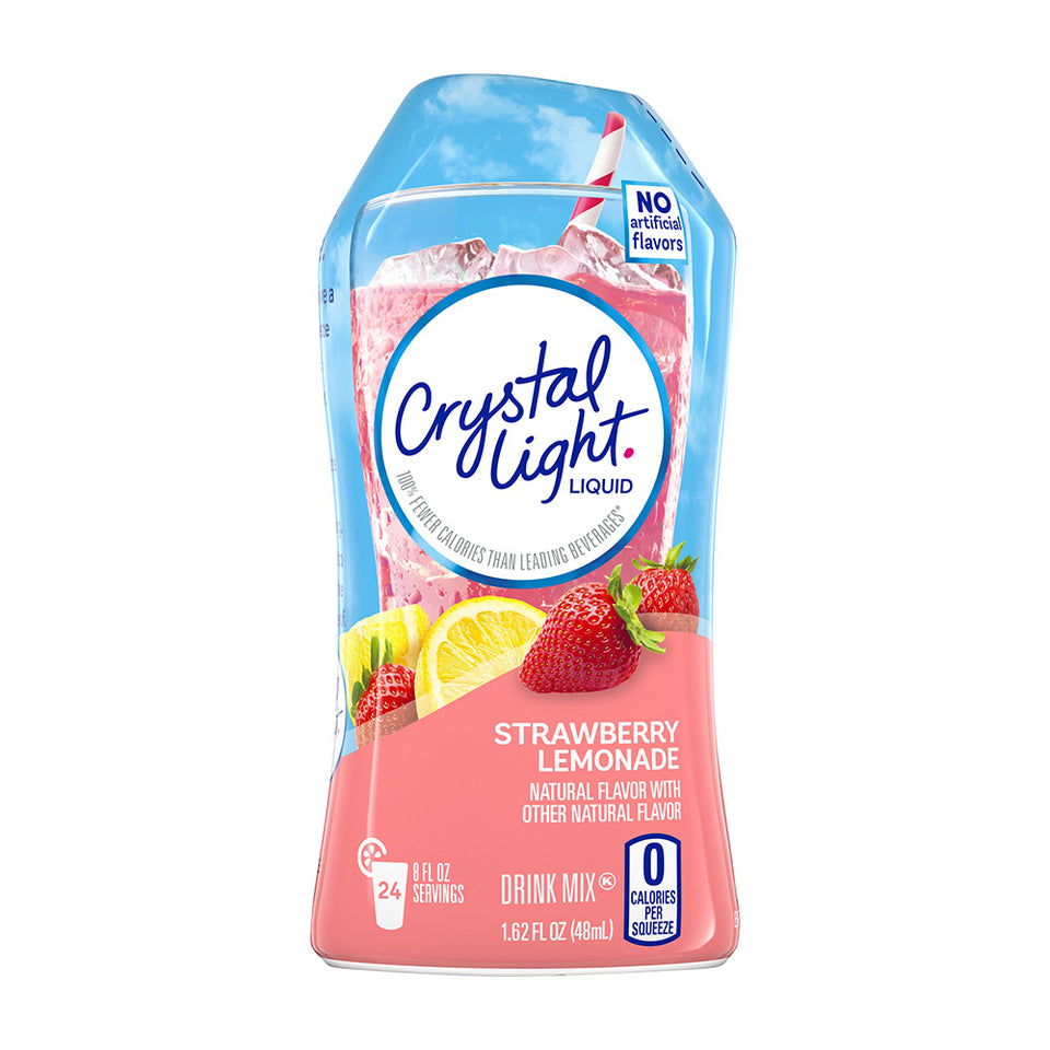 クリスタルライト_リキッドドリンクミックス ストロベリーレモネード 24食分、48ml