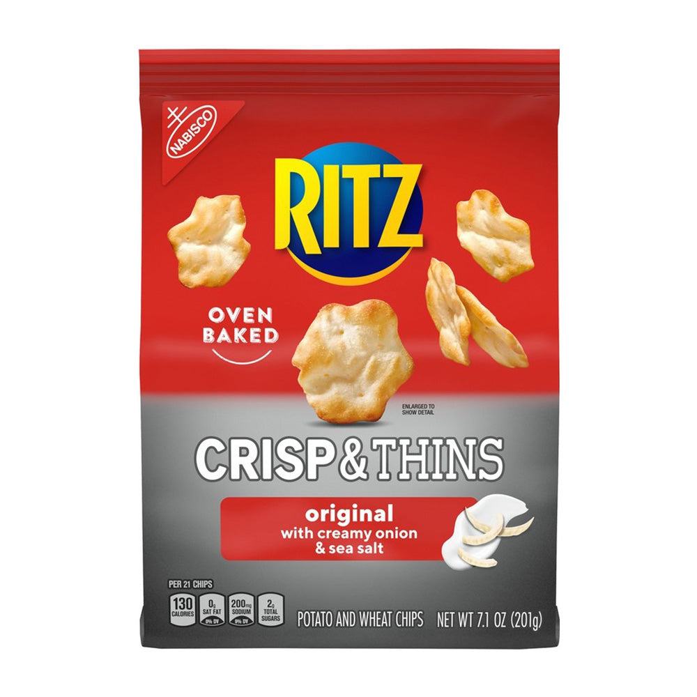 リッツ オーブンベイクド クリスプ＆シンズ オリジナル、7.1オンス