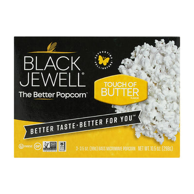ブラックジュエル_電子レンジ用ポップコーン タッチオブバター、298g