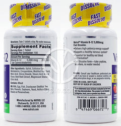 나트롤_비타민 B-12 5000mcg, 100타블렛