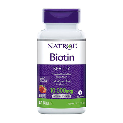 ナトロール ビオチン 10000mcg、60粒