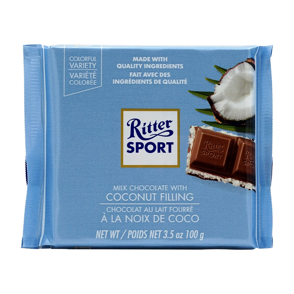 リッタースポーツ_ココナッツフィリングミルクチョコレート, 100g