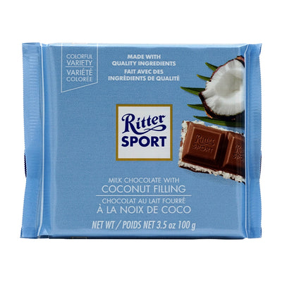 リッタースポーツ_ココナッツフィリングミルクチョコレート, 100g