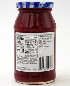 Sugar Free Strawberry Preserves, Sweetened with Splenda  12.75 oz