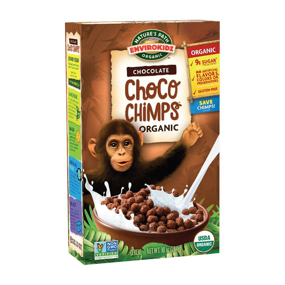 Nature's Path_Envirokidz、チョコチンパンジー、オーガニックシリアル、チョコレート 284g