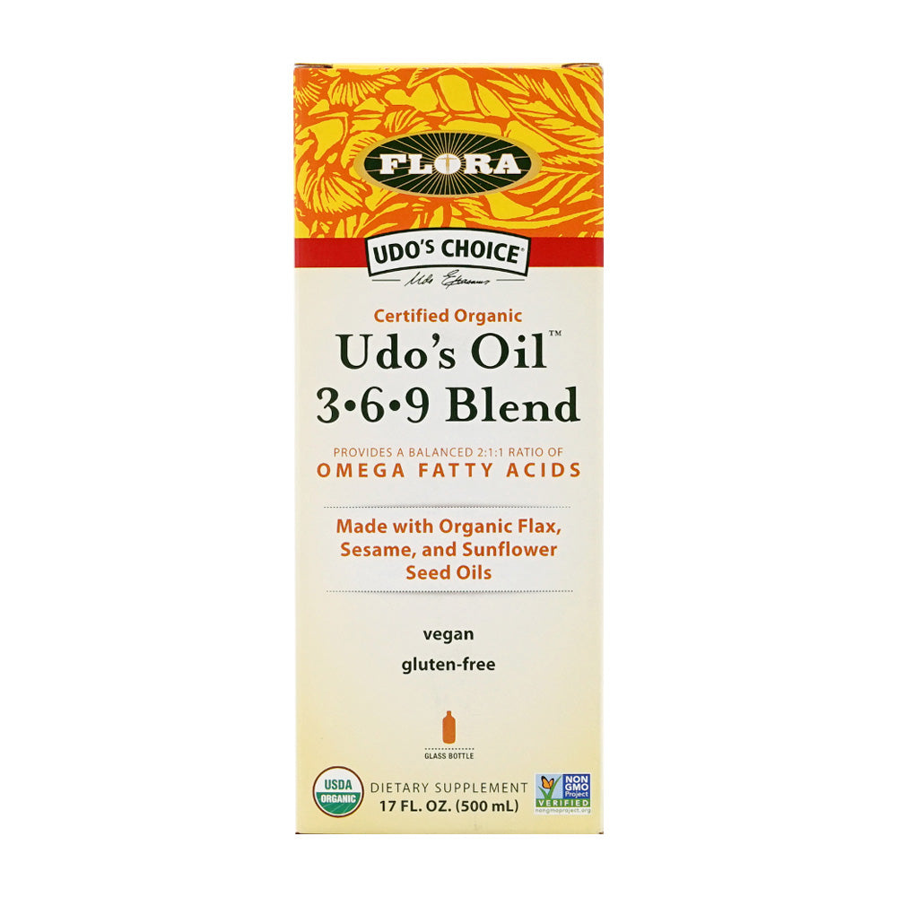 Udos Choice Certified Organic Udos Oil 3-6-9 Blend Liquid,  17 fl oz