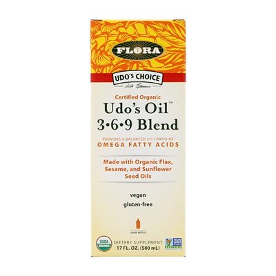 Udos Choice Certified Organic Udos Oil 3-6-9 Blend Liquid,  17 fl oz