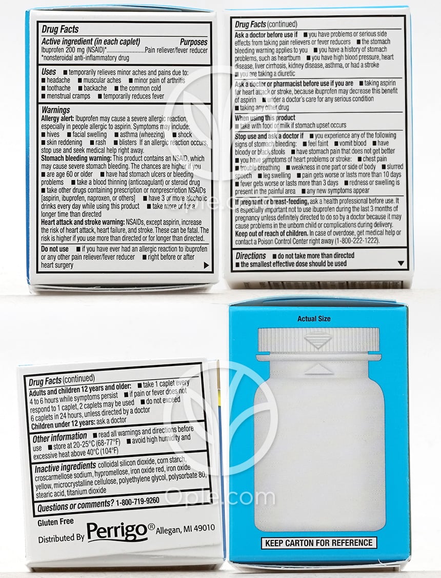 グッドセンス_イブプロフェン錠200mg、24コーティングカプレット — 후면