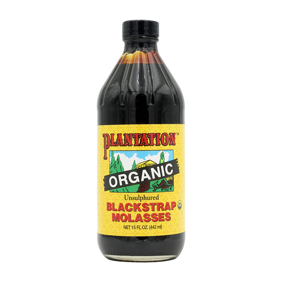 プランテーション・オーガニック 無硫黄ブラックストラップモラセス、442ml