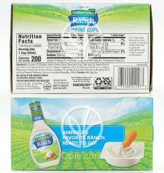 The Original Ranch Topping & Dressing Dipping Cups,  8 Single Cups