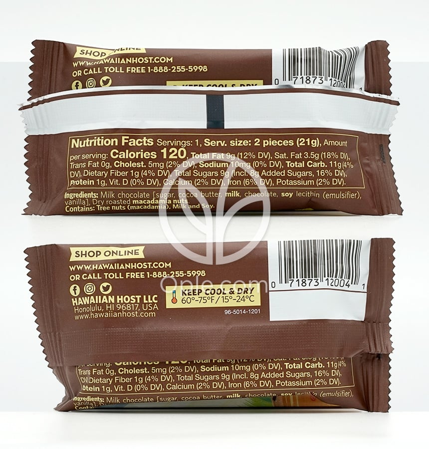 Founders Collection Milk Chocolate 2 Pieces,  0.74 oz — 후면