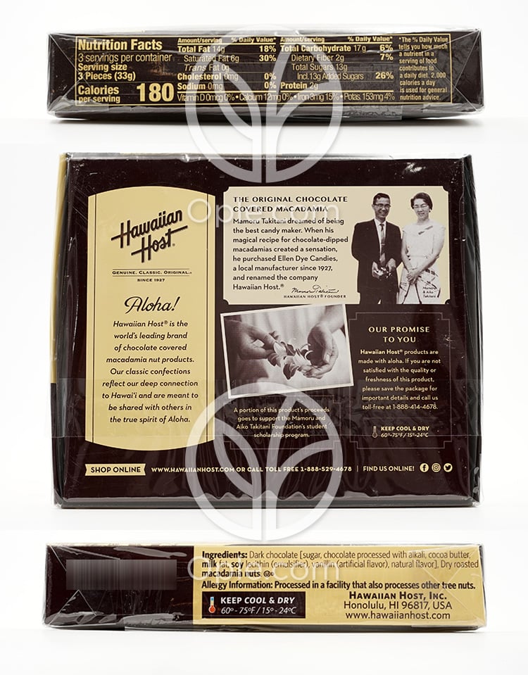 Founders Collection Dark Chocolate  3.5 oz — 후면