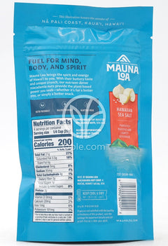 Dry Roasted Macadamias Hawaiian Sea Salt,  4 oz