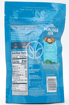 Chocolate Covered Macadamias Milk Chocolate Coconut,  4 oz