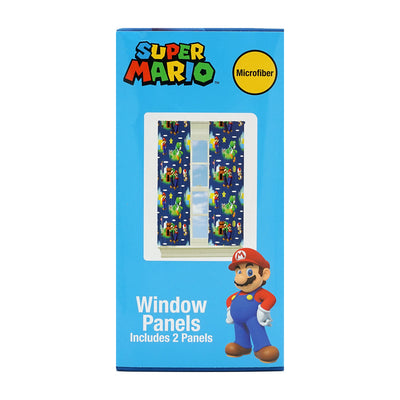 アニメグッズ_スーパーマリオ マイクロファイバーウィンドウパネル(カーテン), 1個入り