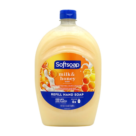 Refill Liquid Moisturizing Hand Soap Milk & Honey Scent,  50 fl oz