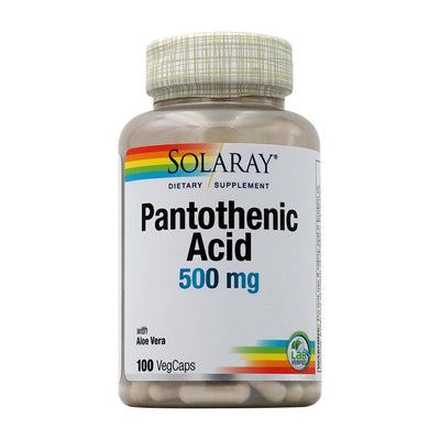 パントテン酸 500mg、100植物性カプセル