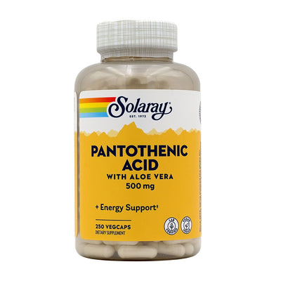 ソラレー パントテン酸 500mg with アロエベラ、250ベジカプセル