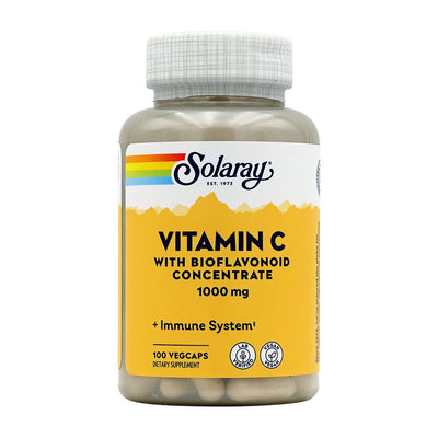 SOLARAY ビタミンC 1000mg with バイオフラボノイドコンセントレート、ベジカプセル100粒