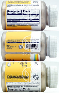 솔라레이_비타민 C 1000mg 위드 바이오플라보노이드 컨센트레이드, 100 베지캡슐