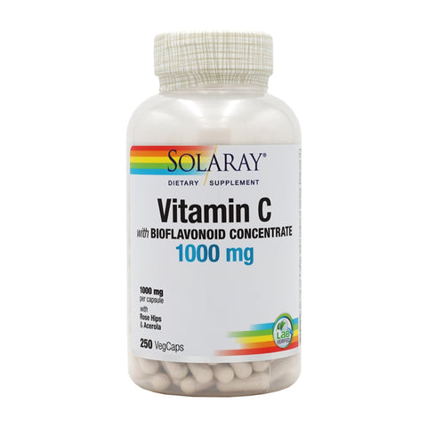 솔라레이_비타민 C 위드 바이오플라보노이드 컨센트레이트 1000mg, 250 베지캡슐