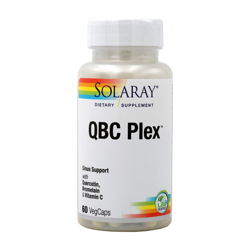 솔라레이_QBC 플렉스 퀘르세틴&브로멜라인 플러스 비타민 C, 60 베지캡슐