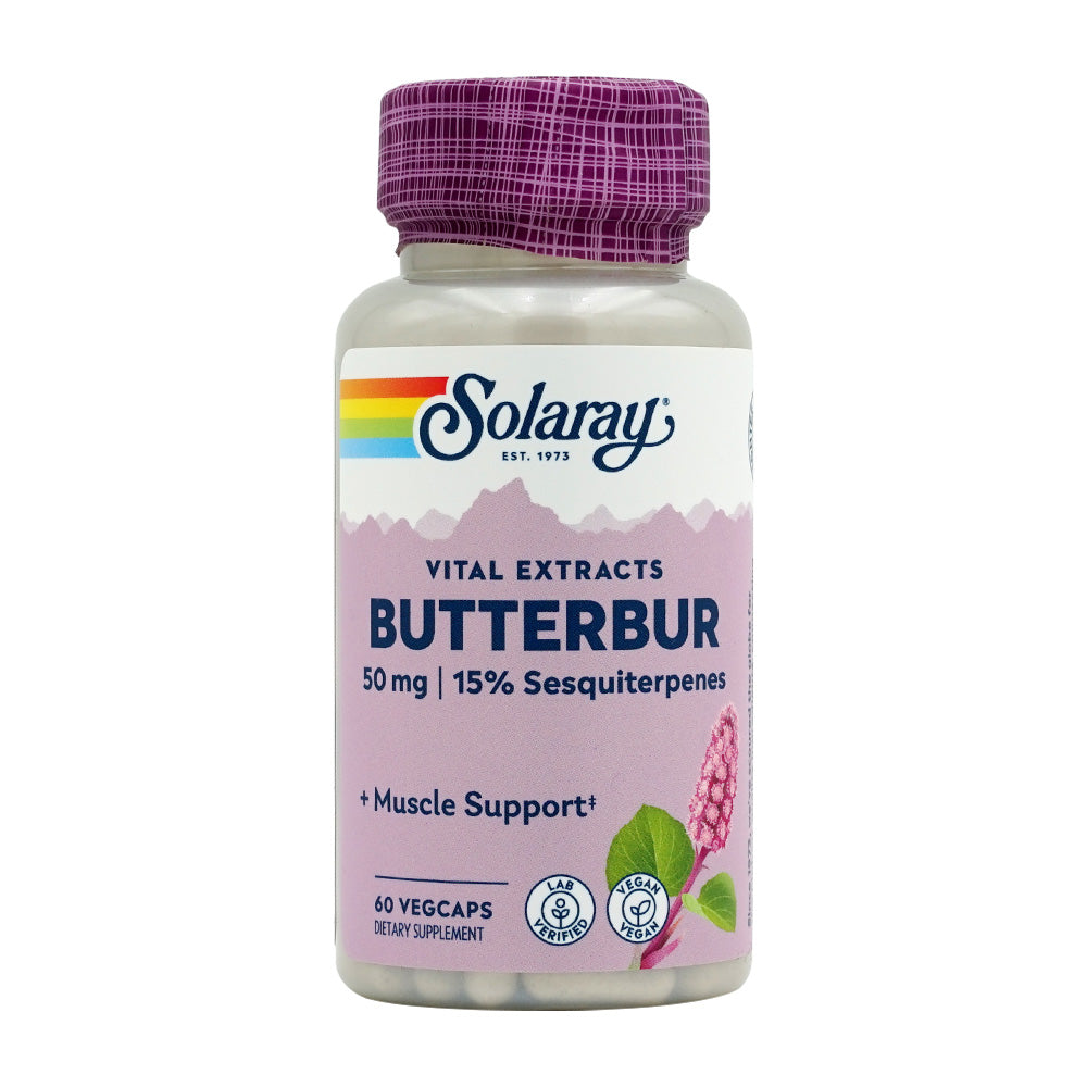 Solaray_バイタル抽出物バターバー 50mg、60ベジカプセル