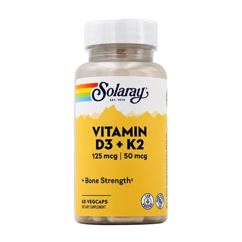 솔라레이_비타민 D3 (125mcg)+K2 (50mcg), 60 베지캡슐