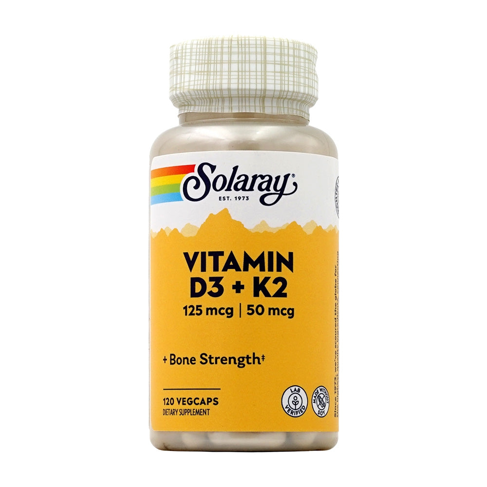 솔라레이_비타민 D3 (125mcg)+K2 (50mcg), 120 베지캡슐